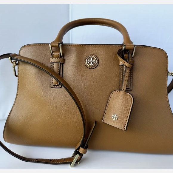 Tory Burch Robinson Curved Satchel - Picture 3 of 14